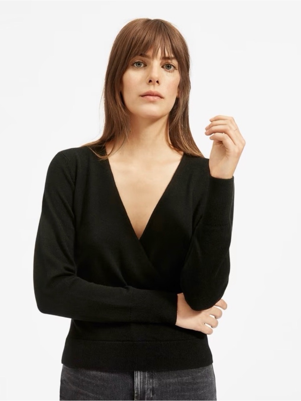 Everlane Cashmere Wrap Sweater NWT Size S Small
